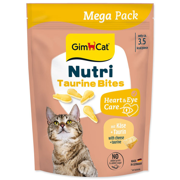 GimCat Nutri Taurine Bites pochúťka s tvarohom 425g