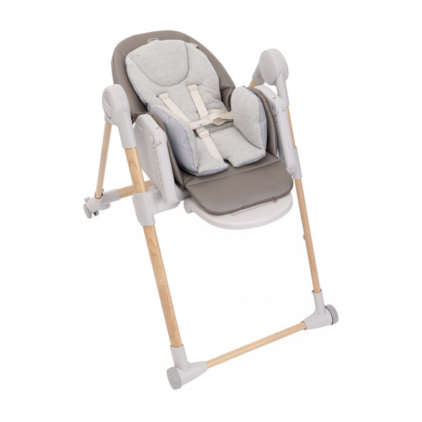 CHICCO Stolička jedálenská Polly Armonia - Scandinavian + Hrazdička Rainbow