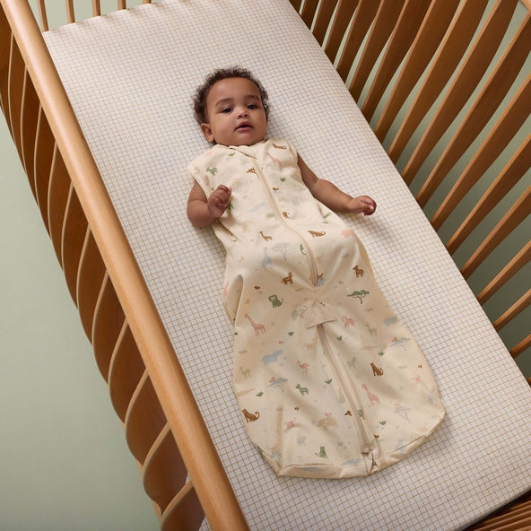 ERGOPOUCH Vak a overal na spanie 2v1 bavlna Suit Savannah 8-24 m