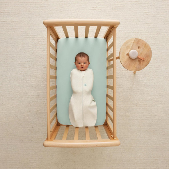ERGOPOUCH Zavinovačka a vak na spanie Cocoon Oatmeal Marle 1 tog 3-6 m