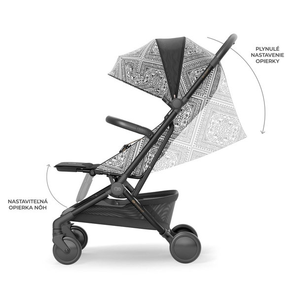 KINDERKRAFT Kočík športový Pilot 2 Lunar Black Bizuu