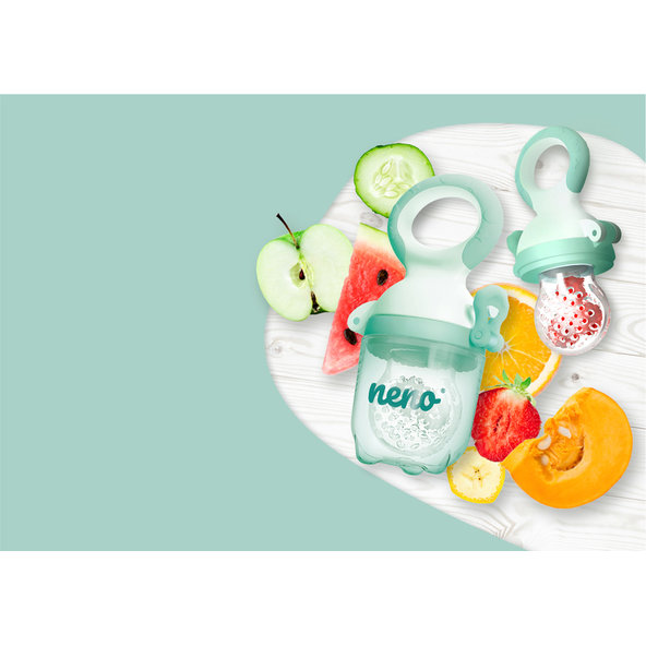 NENO Cumlík silikónový na kŕmenie Frutta