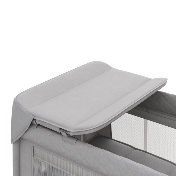 KINDERKRAFT Postieľka cestovná s príslušenstvom Leody Up Grey