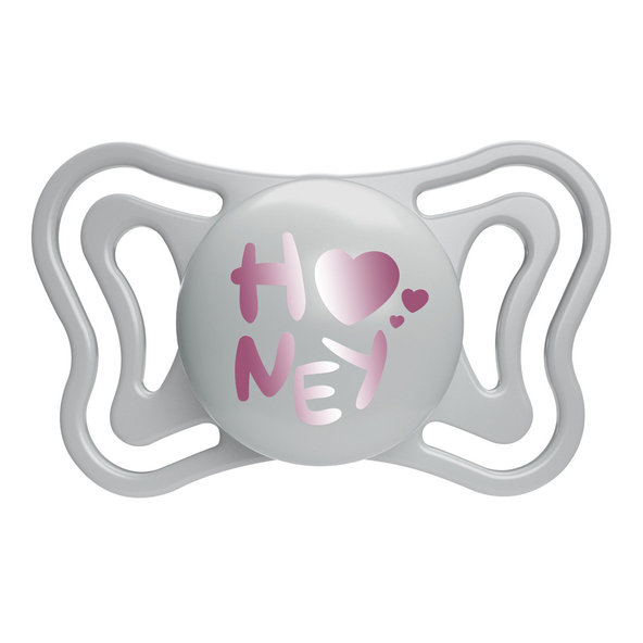 CHICCO Cumlík Physio Light silikónový dievča 2-6m 2 ks