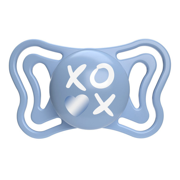 CHICCO Cumlík Physio Light silikónový chlapec 6-16m 2 ks