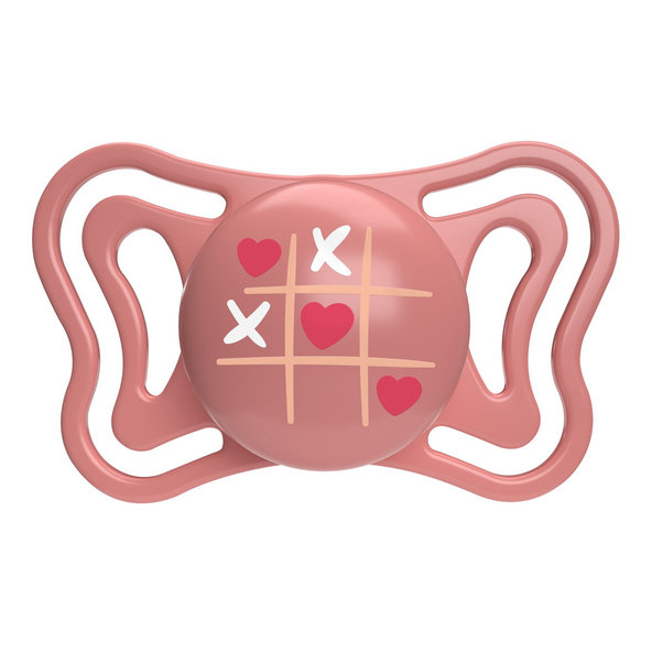 CHICCO Cumlík Physio Light silikónový dievča 16-36m 2 ks