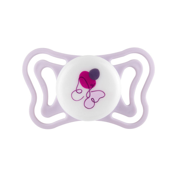 CHICCO Cumlíky Physioforma Light ortodontické ružové 2-6m 2 ks