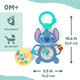 BRIGHT STARTS Hračka na C krúžku senzorická Stitch Tummy Tumble™ 0m+