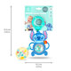 BRIGHT STARTS Hračka na C krúžku senzorická Stitch Tummy Tumble™ 0m+