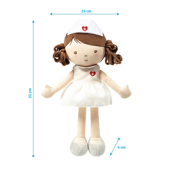 BABYONO Bábika plyšová sestrička Grace 32 cm 3m+