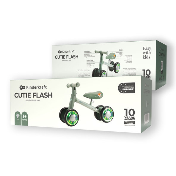 KINDERKRAFT Odrážadlo Cutie Flash Green