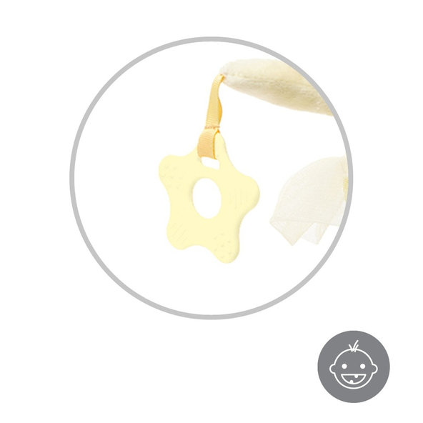 BABYONO Hračka závesná edukačná balerína Fanny, 0m+