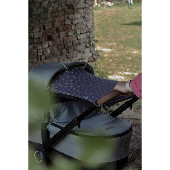 PETITE&MARS Clona slnečná do kočíka Sunny Grey Hills