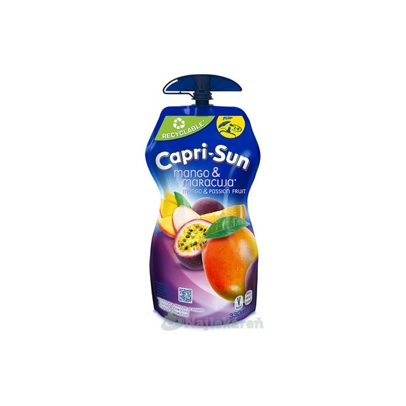 Capri Sun Mango-Maracuja pasterizovaný ovocný nápoj 330 ml