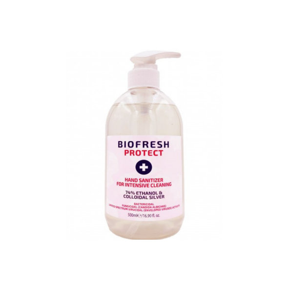 Biofresh čistiaci dezinfekčný antibakteriálny roztok na ruky 74% etanol 500 ml