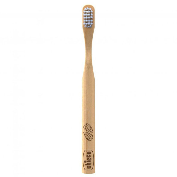 CHICCO Kefka zubná ekologická, biologicky odbúrateľná bambusová Eco Bamboo 36m+