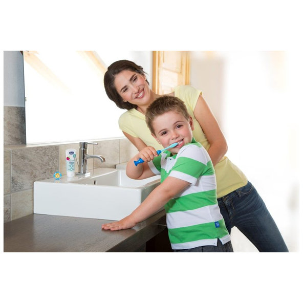 CHICCO Pasta zubná Jahoda bez fluóru 50ml, 12m+