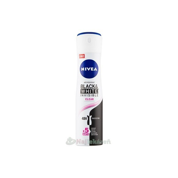 NIVEA Anti-perspirant BLACK & WHITE Clear