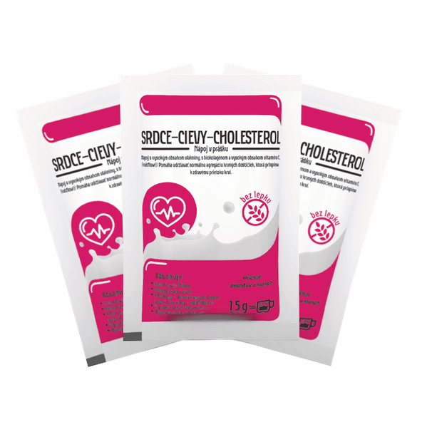 asp SRDCE - CIEVY - CHOLESTEROL Vianoce, nápoj v prášku, vrecúška 30x15 g