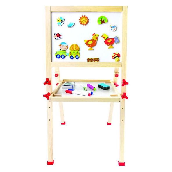 BINO Tabuľa magnetická obojstranná (farma)