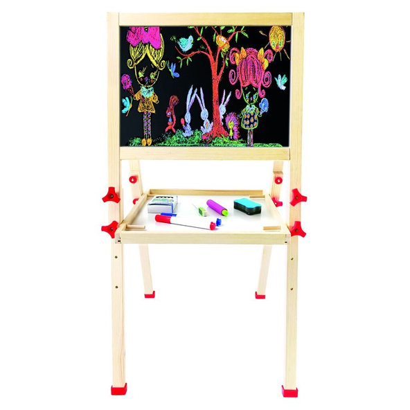 BINO Tabuľa magnetická obojstranná (farma)