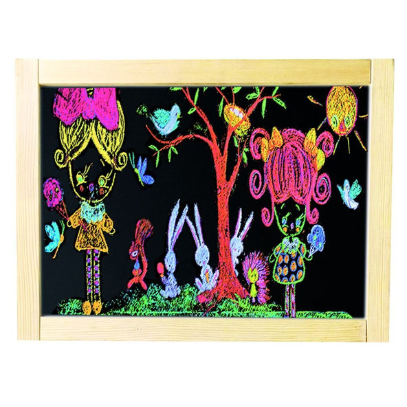 BINO Tabuľa magnetická obojstranná (farma)