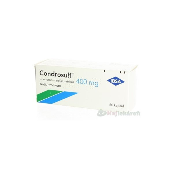 Condrosulf 400mg na zápal a bolesť kĺbov 60 cps