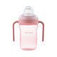 CANPOL BABIES Hrneček nevylévací so silikónovým náustkom 220 ml ružový