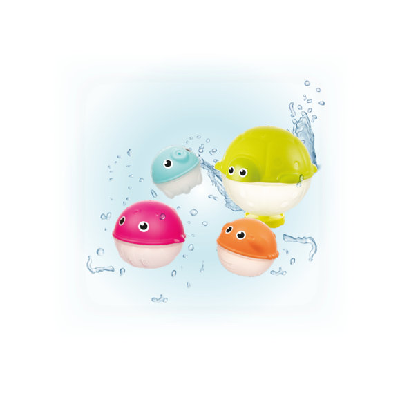 CANPOL BABIES Sada kreatívnych hračiek do vody s dažďovou sprchou Oceán