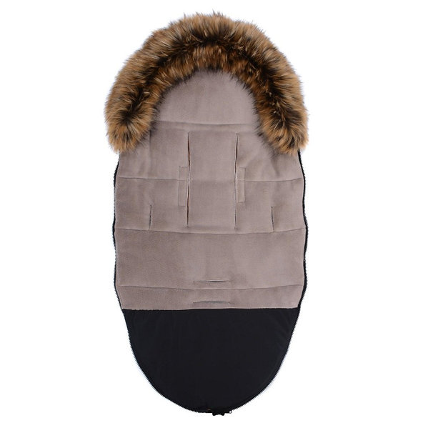 COTTONMOOSE Fusak do kočíku Moose Yukon biely