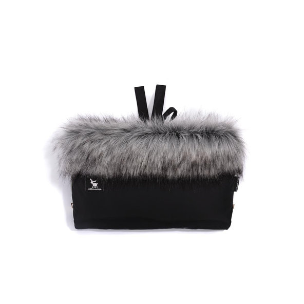 COTTONMOOSE Rukávnik na kočík strieborný