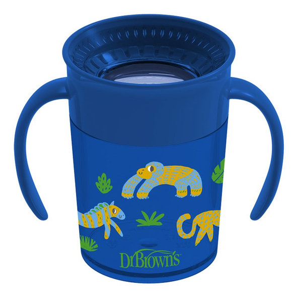 DR.BROWN'S Hrnček Cheers360 6m+ 200 ml modrý