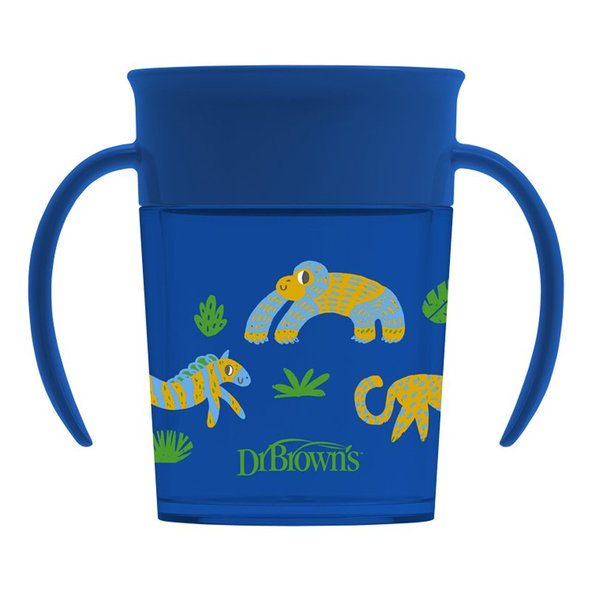DR.BROWN'S Hrnček Cheers360 6m+ 200 ml modrý