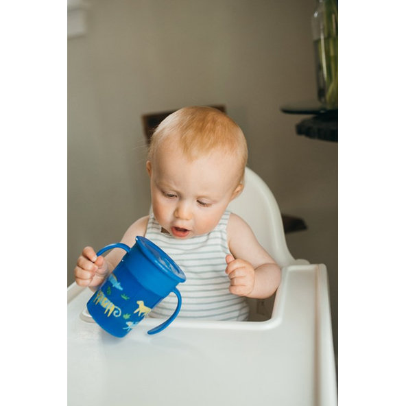 DR.BROWN'S Hrnček Cheers360 6m+ 200 ml modrý