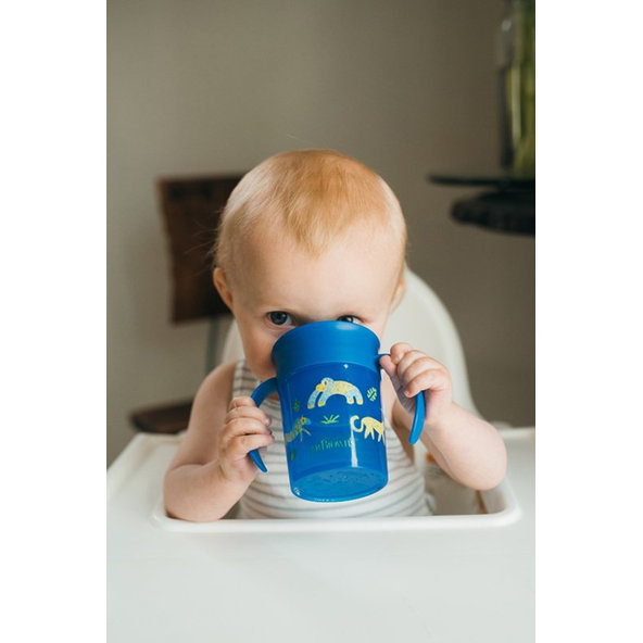 DR.BROWN'S Hrnček Cheers360 6m+ 200 ml modrý