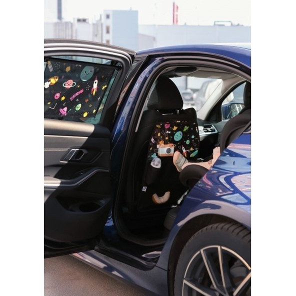 LEOKID Organizér na sedadlo s vreckom na tablet Funny Planets