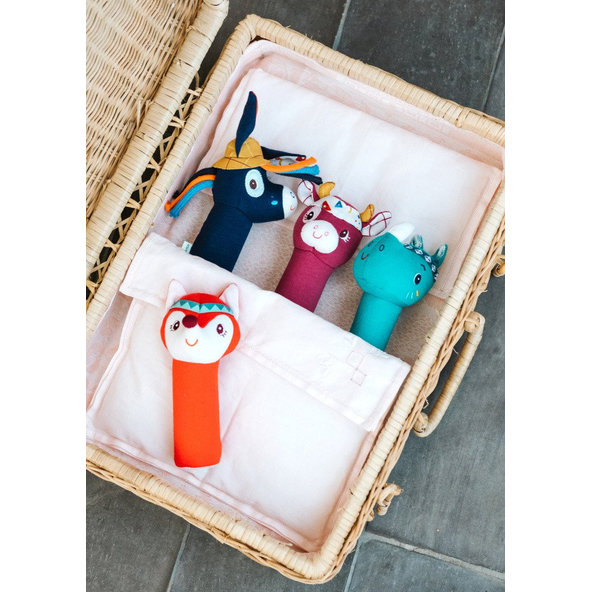 LILLIPUTIENS Hračka pískacia - líška Alice