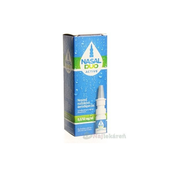 NASAL DUO ACTIVE 0,5/50 mg/ml na nádchu 10 ml