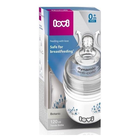 LOVI Dojčenská fľaša Trends 120 ml Botanic