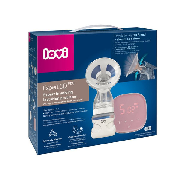 LOVI Odsávačka materského mlieka dvojfázová elektrická Expert 3D PRO