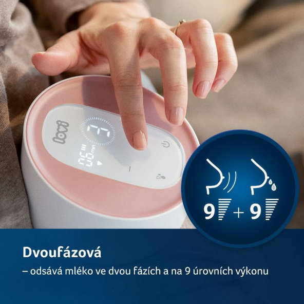 LOVI Odsávačka materského mlieka dvojfázová elektrická Prolactis 3D SOFT