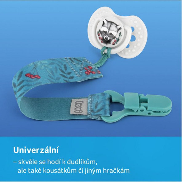 LOVI Stužka na cumlík s klipom Wild soul