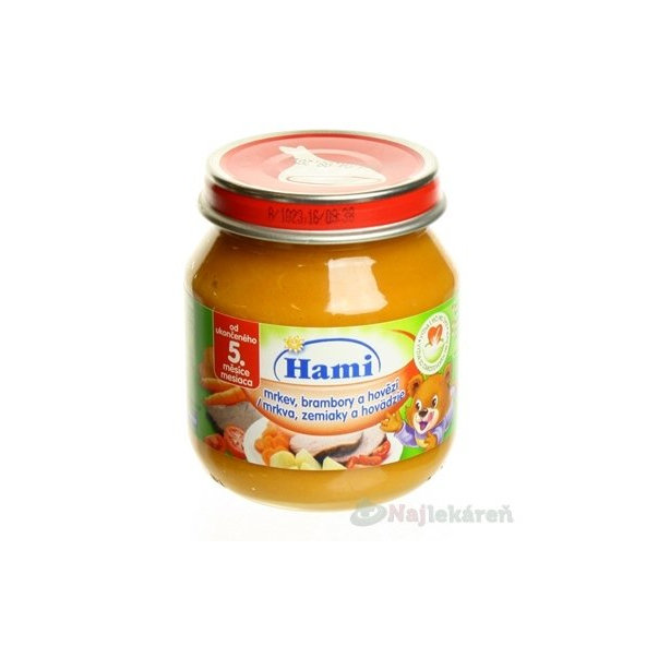 Hami príkrm hovädzie mäso na zelenine 125g