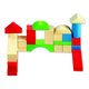 TEDDIES Kocky stavebnice drevo 50ks 12m +