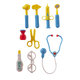 TEDDIES Sada doktor / lekár plast sa stetoskopom v plastovom kufríku na kolieskach
