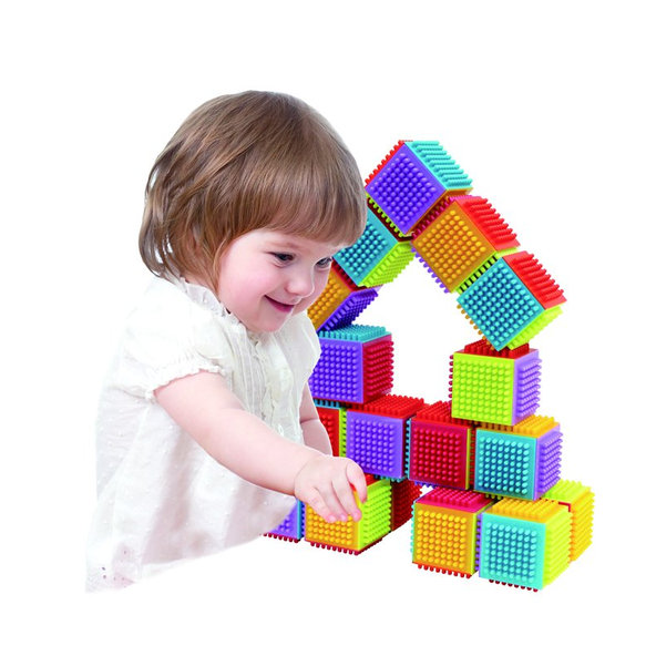 TEDDIES Stavebnica kocky 20 ks 12m +