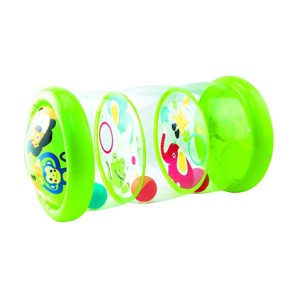 TEDDIES Valec edukačná detský nafukovací + loptičky 3ks 6m +