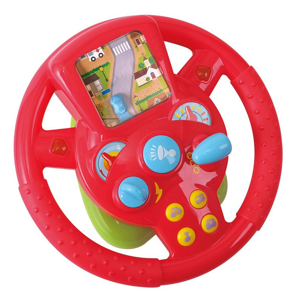 TEDDIES Volant plast priemer 26 cm so zvukom sa svetlom 18m +
