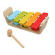 TEDDIES Zatĺkačka / Xylofón 2v1 s kladivkom s guľami 12m +