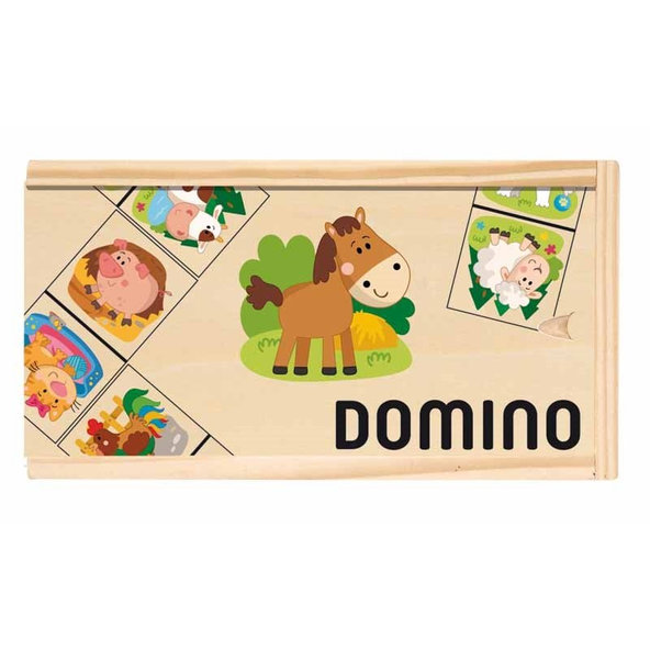 WOODY Domino - domáce zvieratá